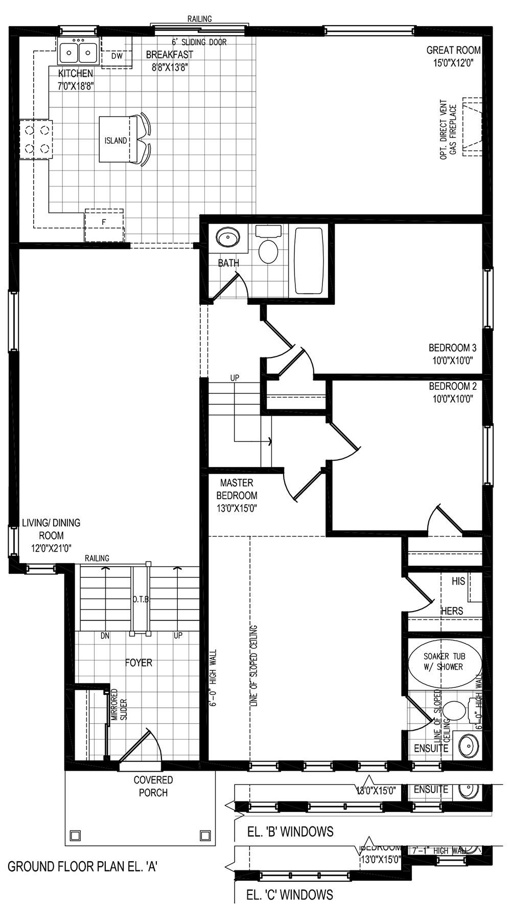 Bayfield floorplan one