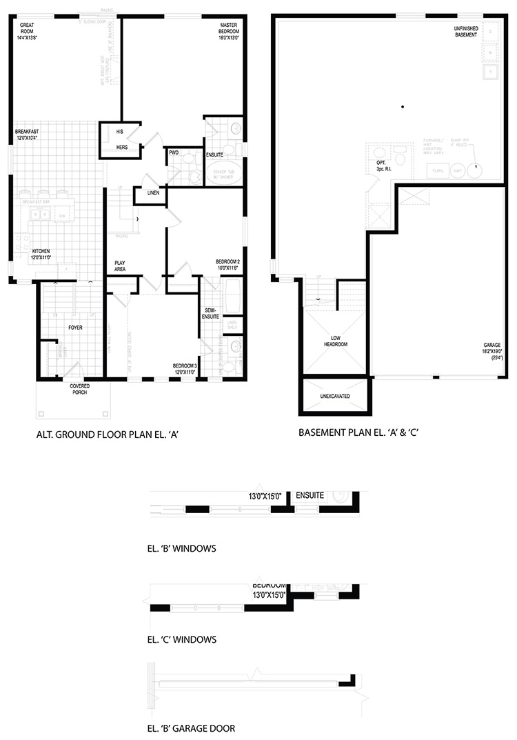 Bayfield floorplan three