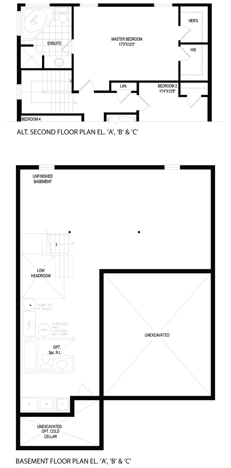 Bloomfield floorplan three