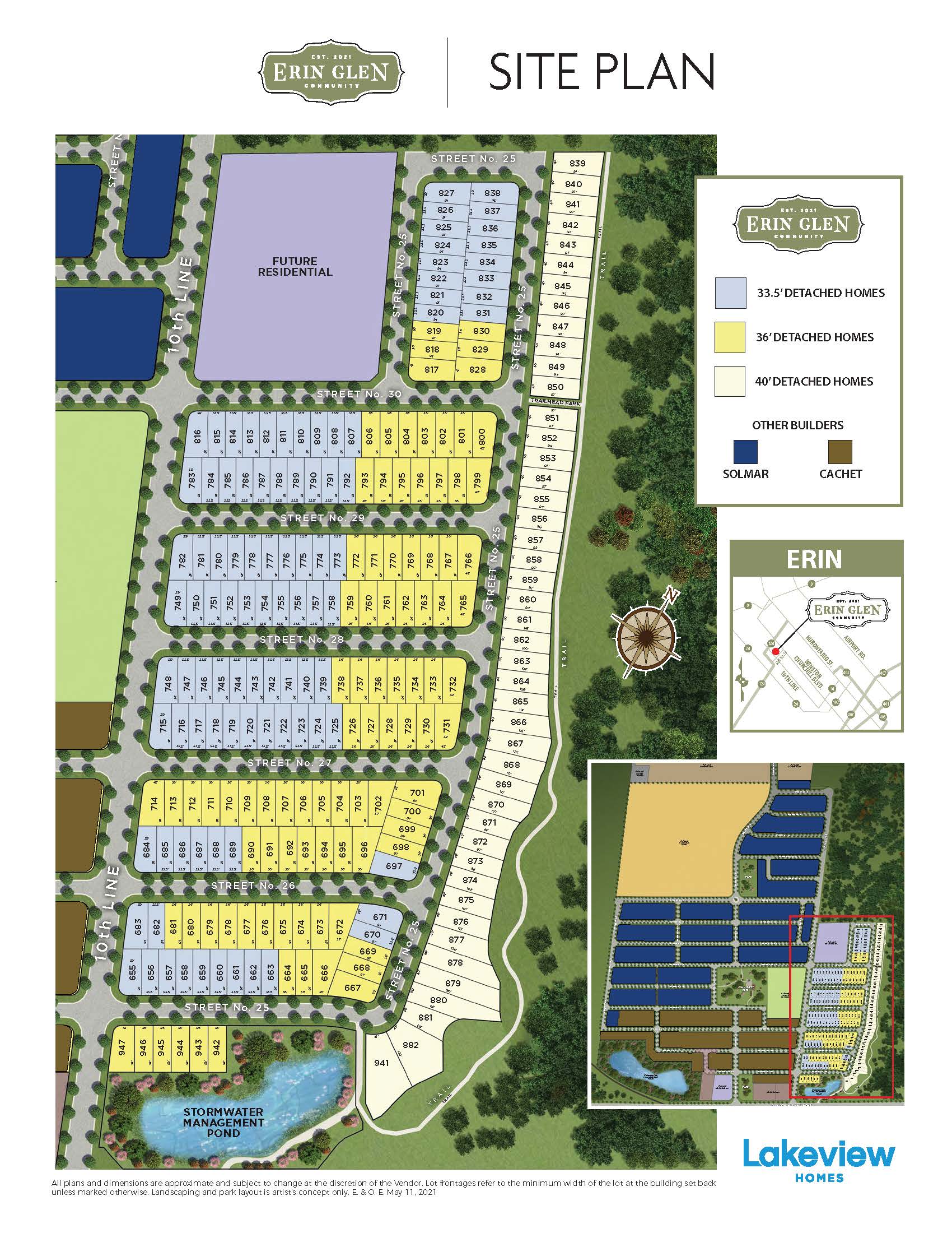 erin glen site plan